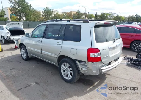 2006 Toyota Highlander Hybrid Limited V6 z USA, uszkodzony, nr VIN JTEDW21A460009856
